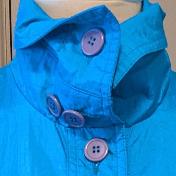 Vintage Cabin Creek Jacket Rain Wind Breaker 80’s Beverly Goldberg Nylon Long - Picture 11 of 14